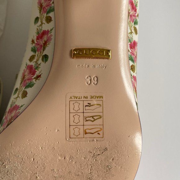 ✨SOLD✨ Gucci Marmont Fringe Loafer Floral/White - Picture 6 of 9